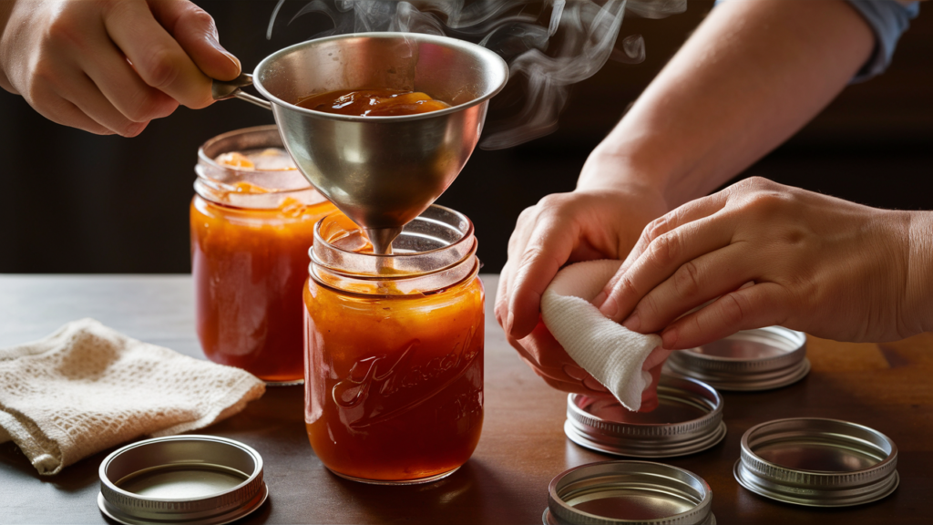 Filling and Sealing Jars