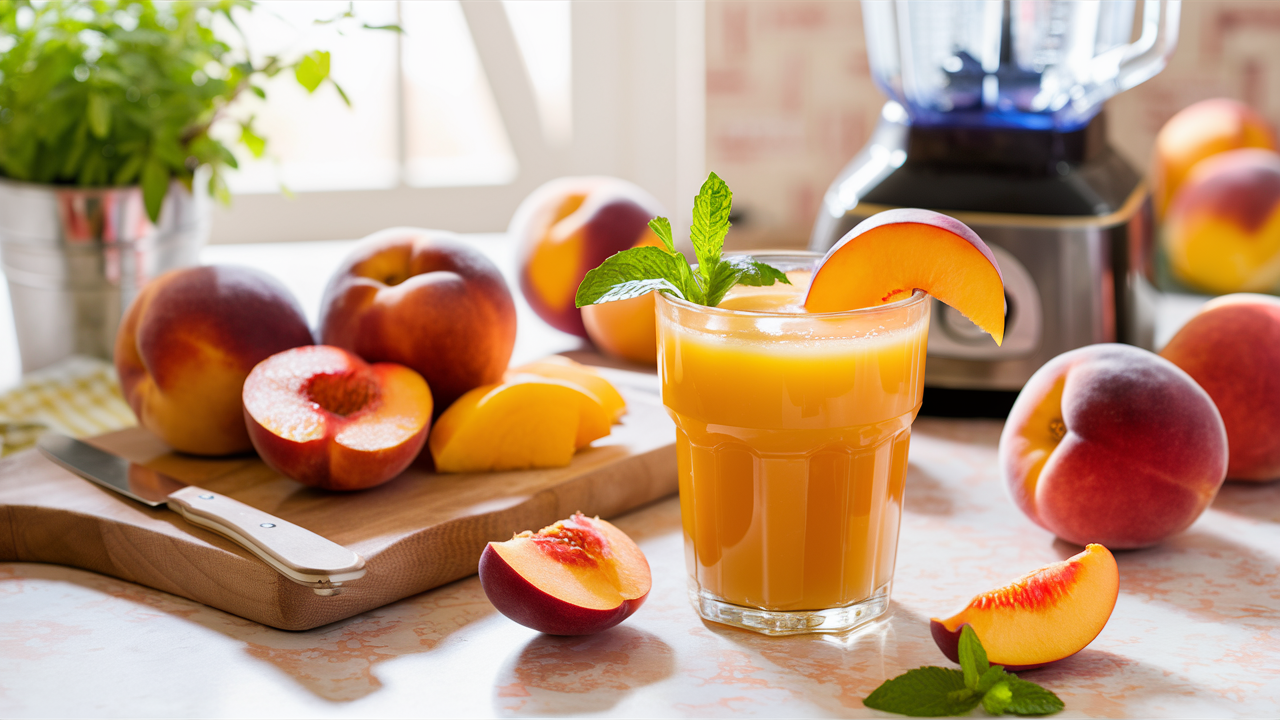 How to Make Peach Juice