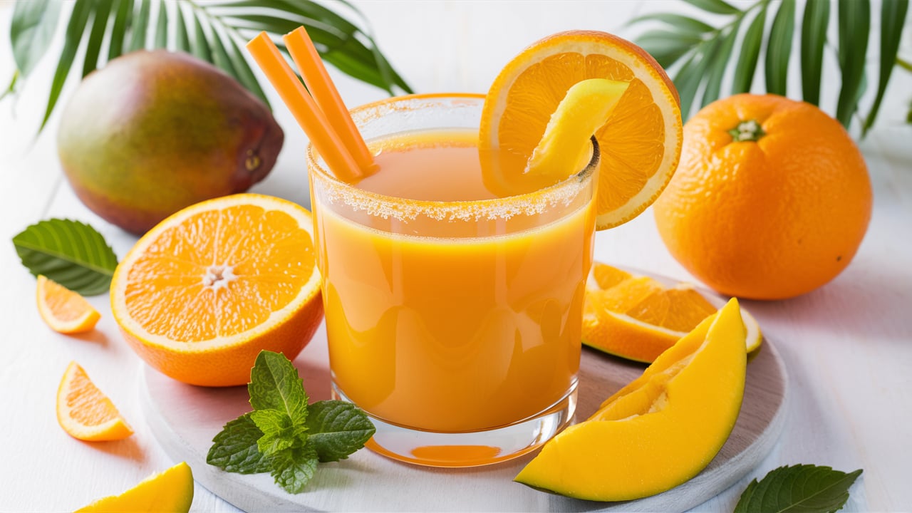 orange mango juice