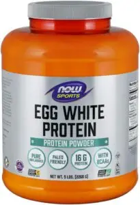 Egg white protein powder